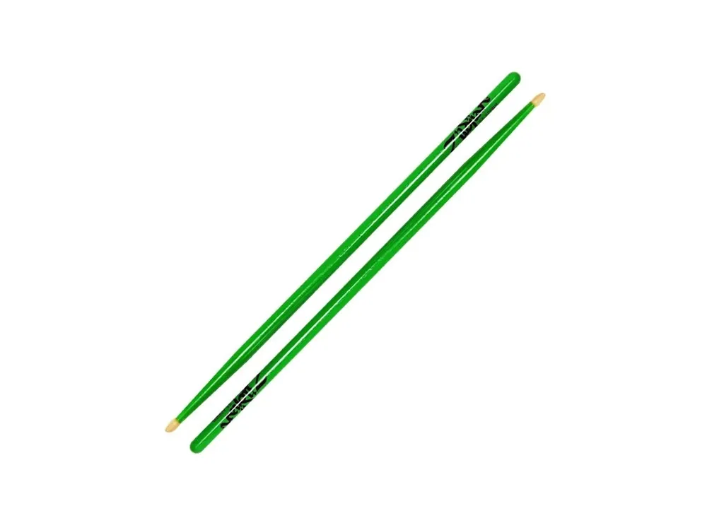 Hickorové paličky ZILDJIAN 5A Acorn Wood Neon Green Vrácení Zdarma
