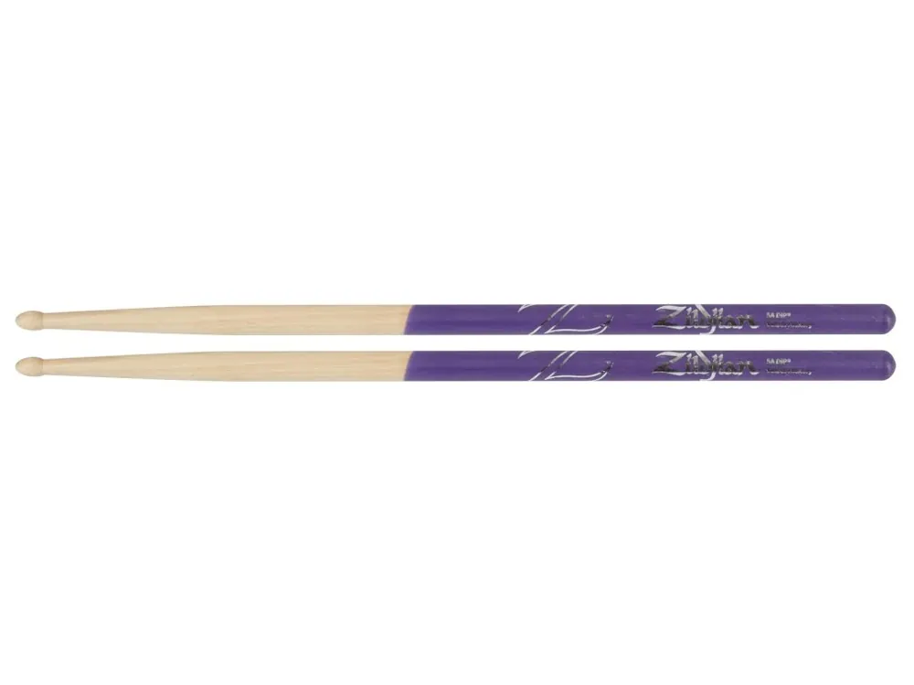 Časově Omezené Hickorové paličky ZILDJIAN 5A Wood Purple Dip