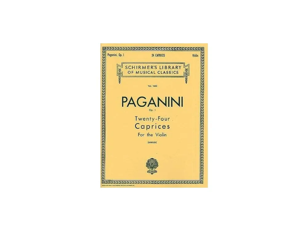 Bezpečná Platba Niccolo Paganini 24 Caprices For Solo Violin Op.1 (noty na housle)