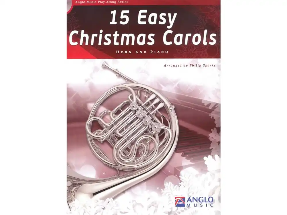 15 Easy Christmas Carols + CD / lesní roh (f horn) + klavír Expresní Doručení