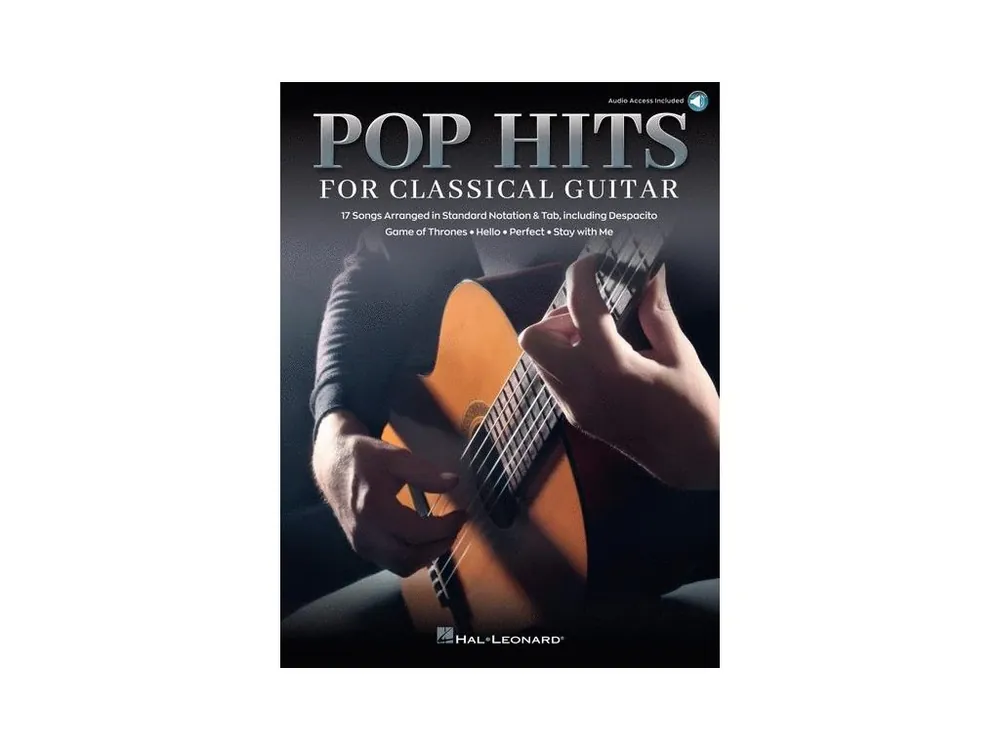 Pop Hits for Classical Guitar (noty, tabulatury na kytaru) (+audio) Výhodná Nabídka