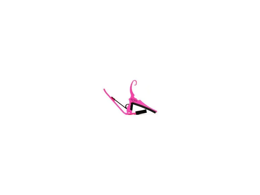 Kyser KG6NPA Capo Quick-change Neon Pink kapodastr Zlevněný