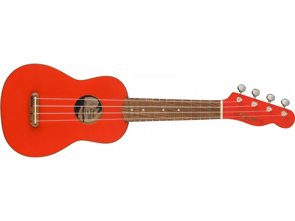 Fender Venice Sopránové ukulele Fiesta Red Limited Edition Cenová Bomba