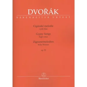 Dvořák Cigánské melodie op. 55 / zpěv (vyšší hlas) + klavír Nakupujte Hned