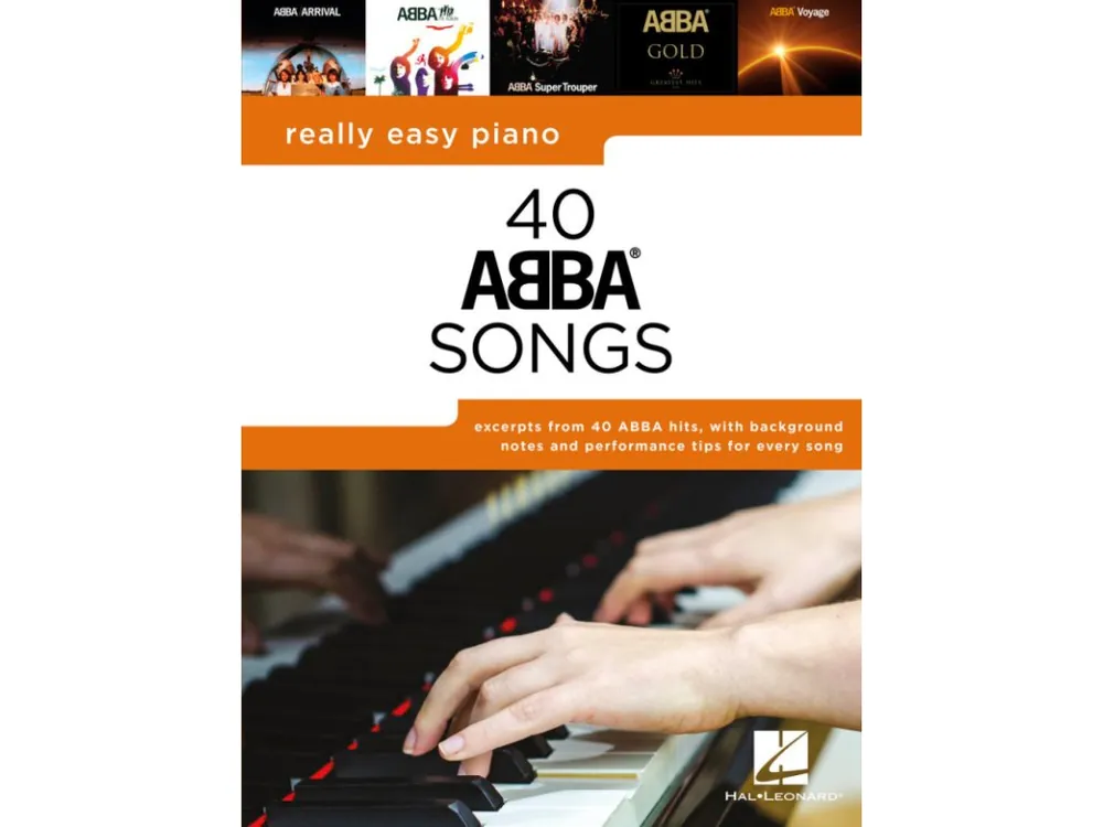 Really Easy Piano 40 ABBA Songs (noty na snadný klavír) Značkový