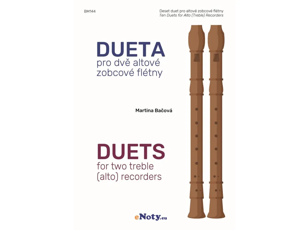 Dueta pro dvě altové zobcové flétny Nejlepší Volba