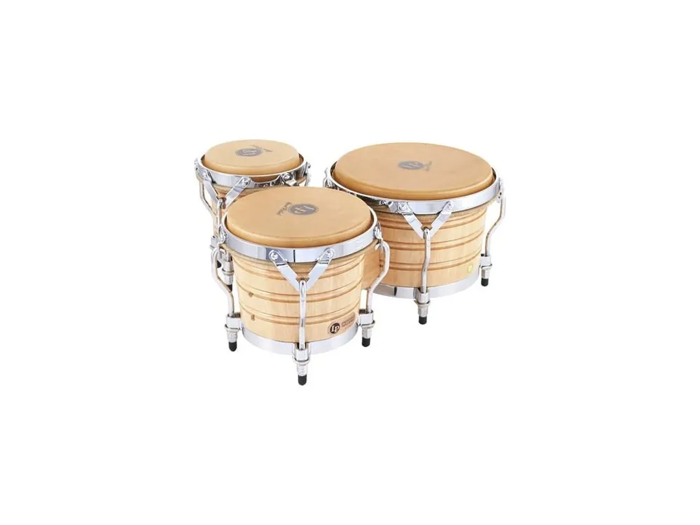 Hit Sezóny Latin Percussion Generation III Triple Wood Bongos LP202-AW - Siam Oak, natur