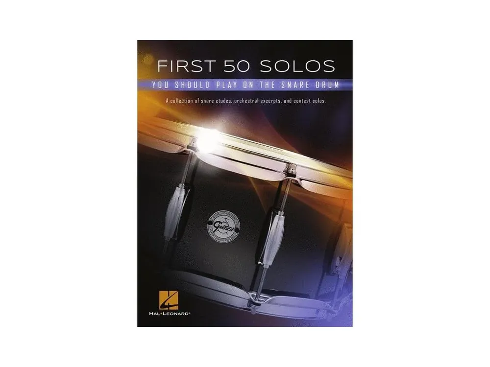 Zlevněný First 50 Solos You Should Play on Snare Drum (noty na malý buben)