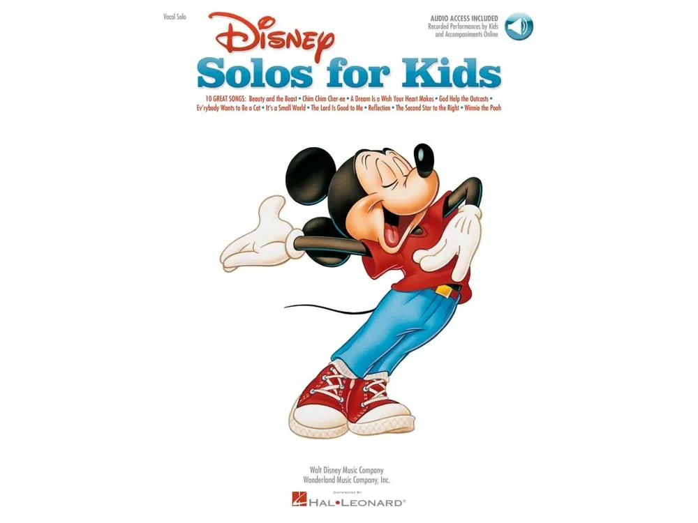 Levný DISNEY Solos for Kids + Audio Online / zpěvník filmových písniček pro děti