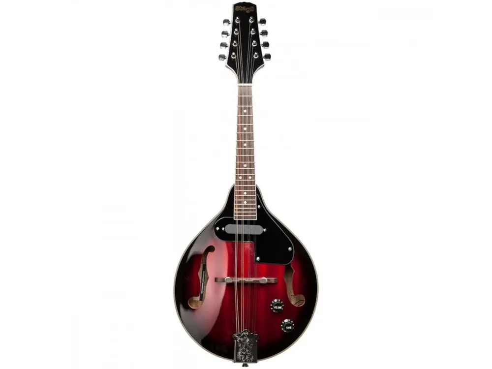 Objednat Nyní Stagg M50 E, elektroakustická bluegrassová mandolína, redburst