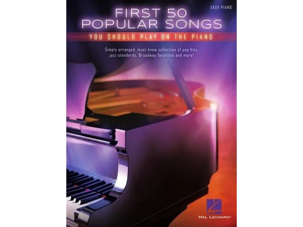 Nová Kolekce First 50 Popular Songs You Should Play on The Piano (noty na snadný klavír)