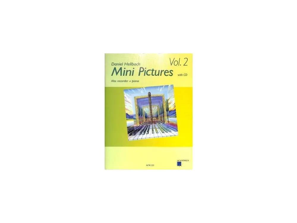 Mini Pictures Vol. 2 s CD pro altovou flétnu a klavír od Daniel Hellbach Levný