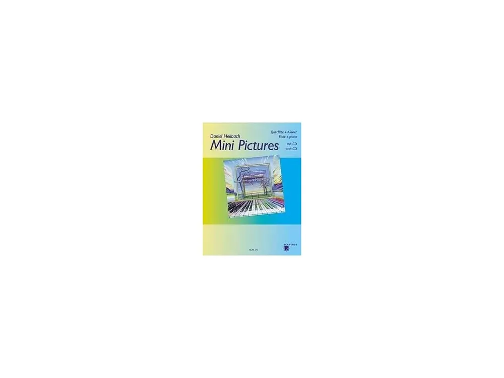 Mini Pictures Vol. 1 s CD pro příčnou flétnu a klavír od Daniel Hellbach Akce