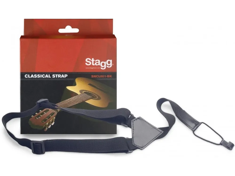 Výprodej Stagg SNCL001-BK Popruh pro ukulele Black