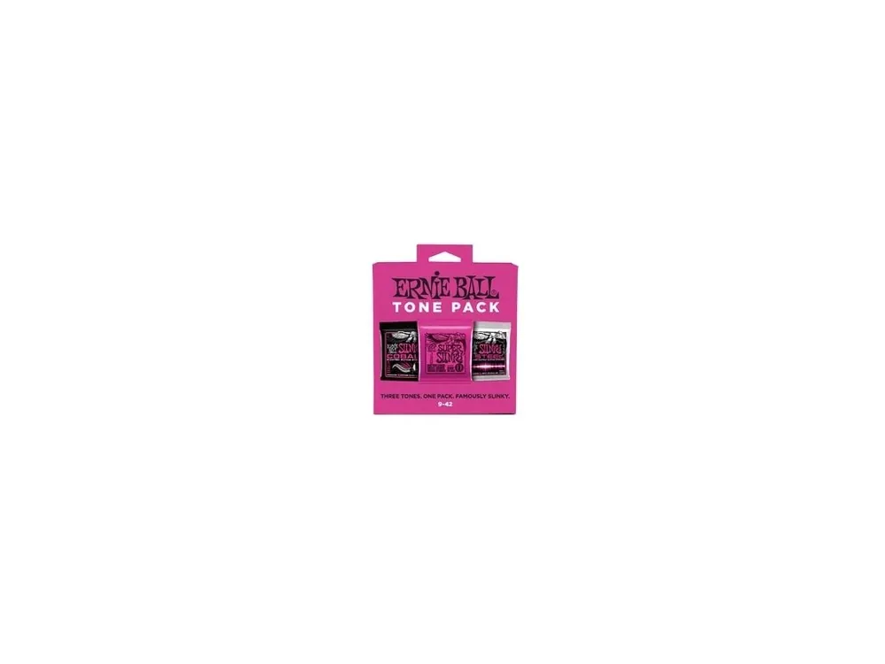Sleva 3333 Ernie Ball Super Slinky Electric Strings 3-pack(Slinky, Cobalt, M-Steel) .009-.042 struny na elektrickou kytaru