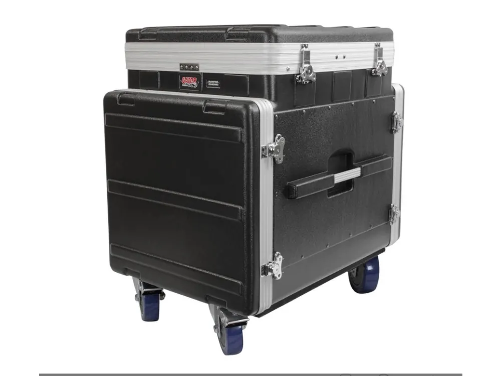 GRC-12X10 PU - Rack z polyetylénu s výsuvným držákem na mix. Vrchní část 12U Časově Omezené