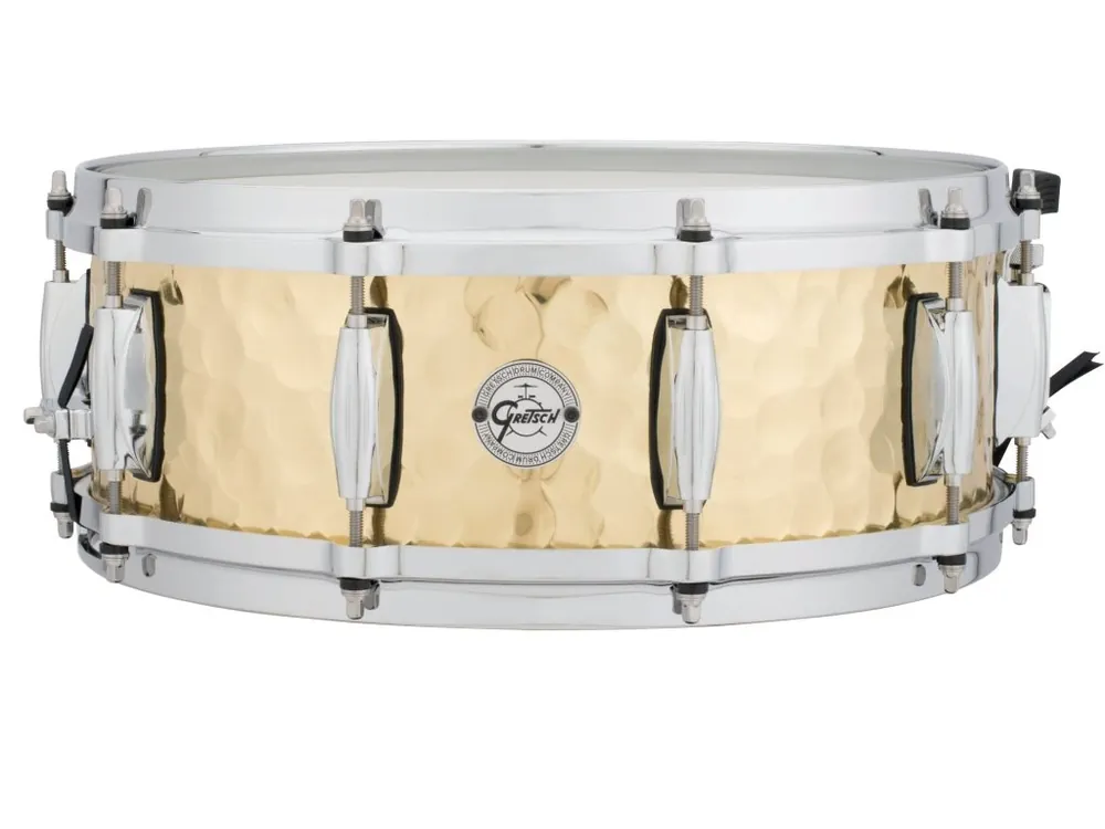 Gretsch Drums 14"x5" Hammered Brass Snare Značkový