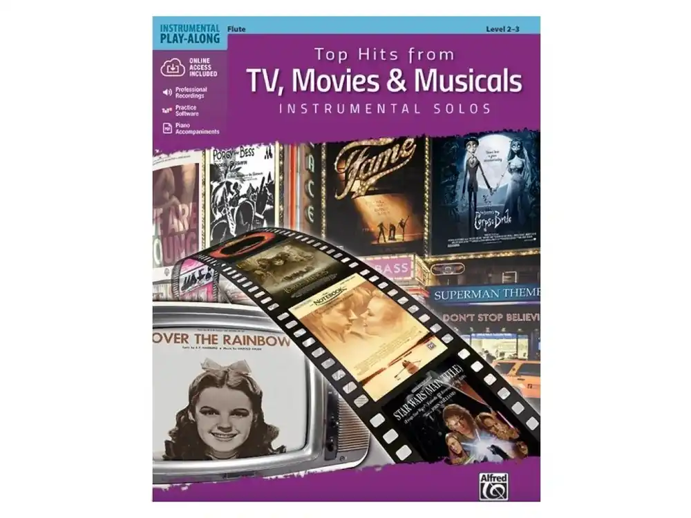 Nízká Cena Top Hits From TV, Movies & Musicals - Flute + audio online