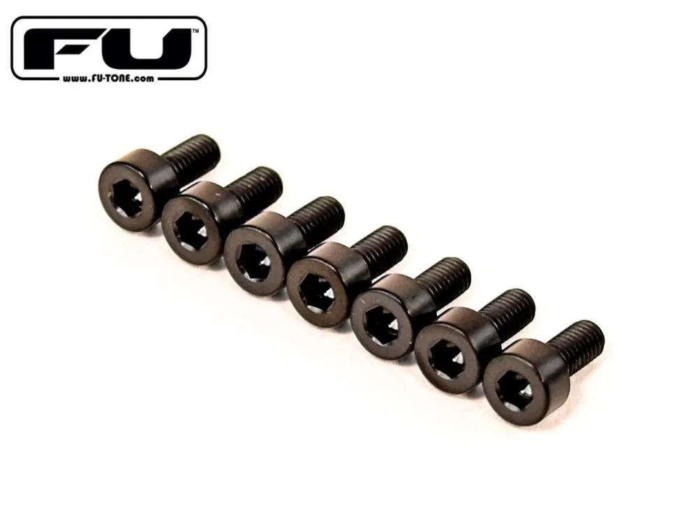 FU-Tone Titanium Saddle Mounting Screw Set (7) – BLACK Akce