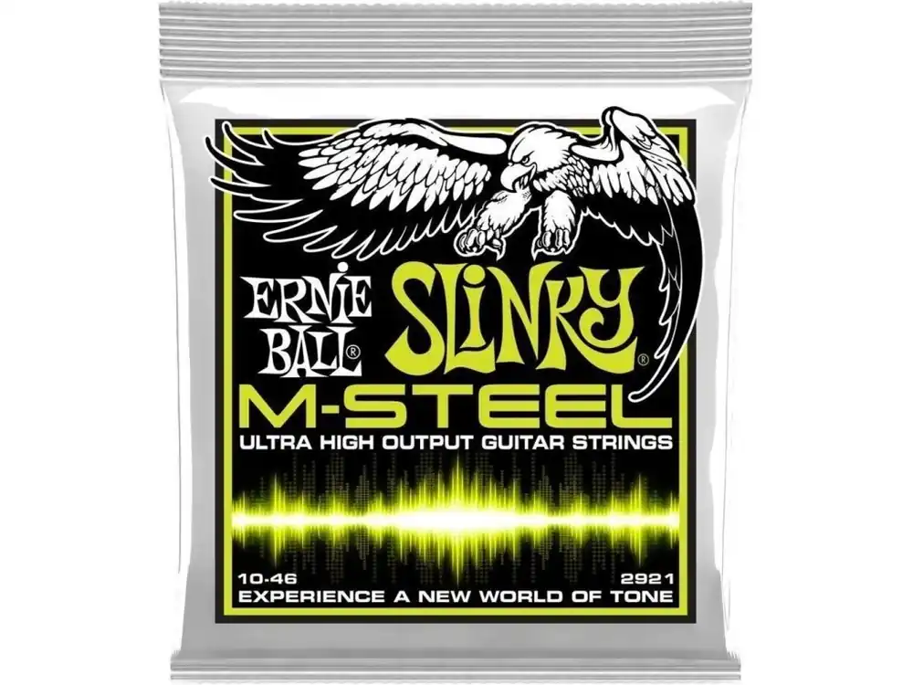 Ernie Ball 2921 Slinky M-Steel Struny pro elektrickou kytaru Přímo Od Výrobce