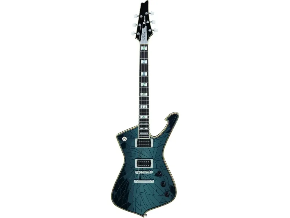 IBANEZ Paul Stanley "KISS" Signature "Black Cracked Mirror" Originální