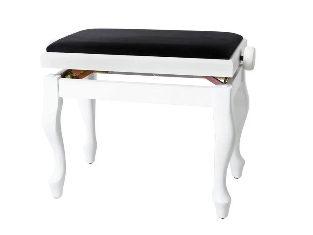 Koupit Online Gewa Deluxe Classic - Bílý mat - Klavírní stolička