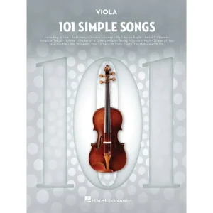 101 Simple Songs - viola Autentický
