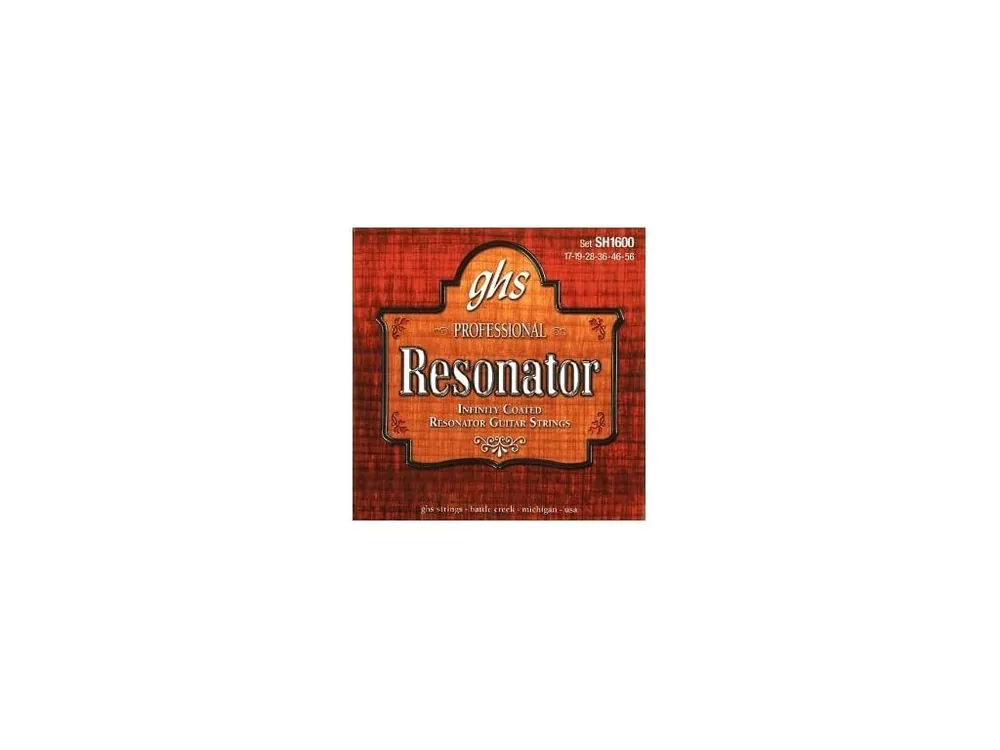 Cenový Hit GHS 1600 SH Coated Resonator Guitar Strings Infinity Coated