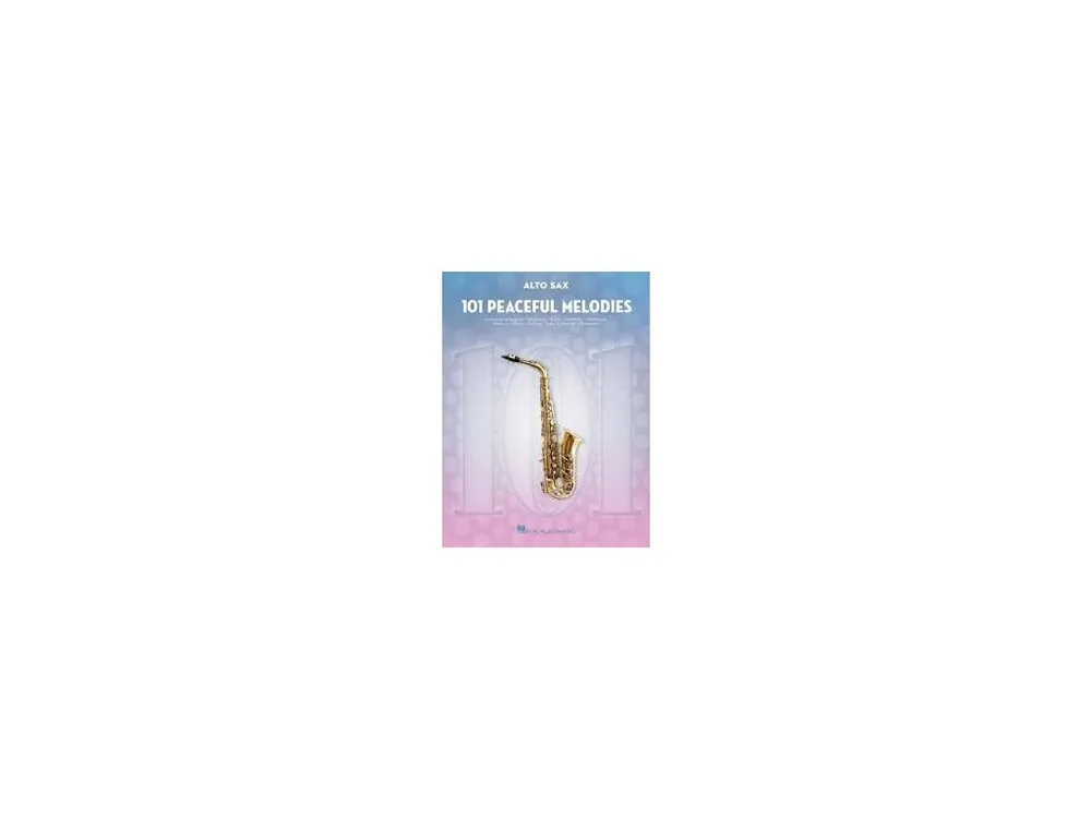 101 Peaceful Melodies for Alto Sax Sleva