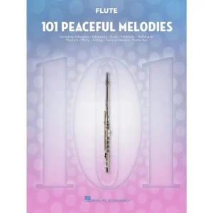 101 Peaceful Melodies for flute Zlevněný
