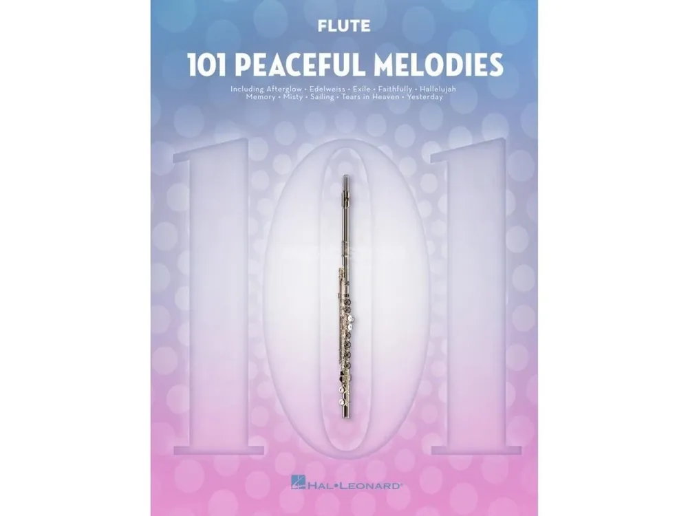 101 Peaceful Melodies for flute Zlevněný