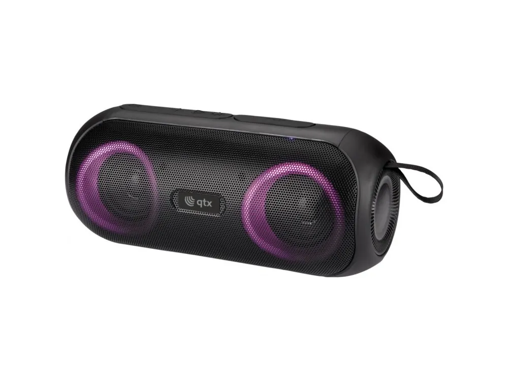 QTX PartyPod, přenosný Bluetooth reprobox s LED podsvícením Nejlepší Volba