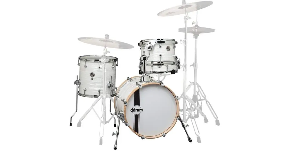 Časově Omezené DDRUM SE Bop Kit In White Marine Pearl Finish