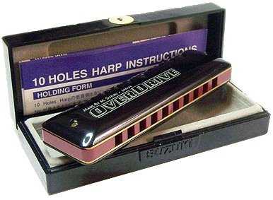 Zlevněný Harmonika diatonická Suzuki MR-300 A Overdrive