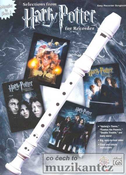Horká Nabídka HARRY POTTER for Recorder - pro zobcovou flétnu ve velmi snadné úpravě