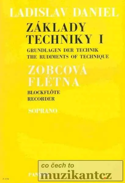 Základy techniky 1 (stupnice a akordy) - Ladislav Daniel - zobcová flétna Omezená Nabídka
