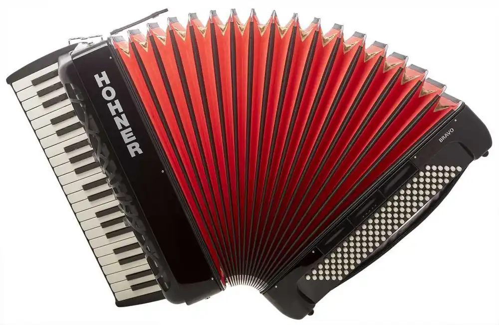 HOHNER Bravo III 120 black Silent Key Tovární Cena