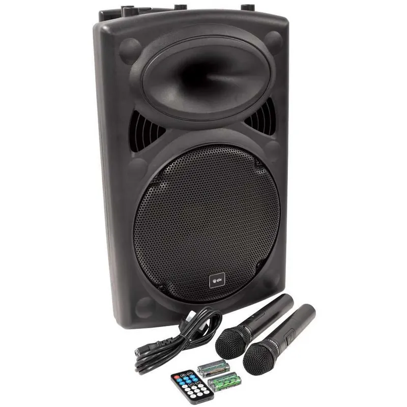 QTX QR12PABT, mobilní 12" zvukový systém MP3/BT/SD/USB/2x VHF Sezónní Sleva