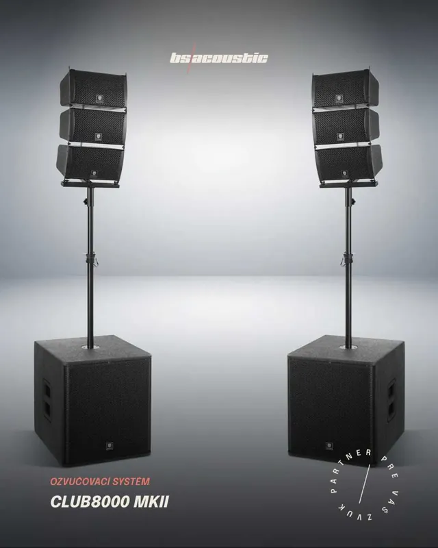 CLUB8000 MKII ozvučovací set Oblíbený