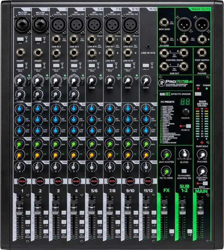 Rychlé Dodání MACKIE ProFX12v3+