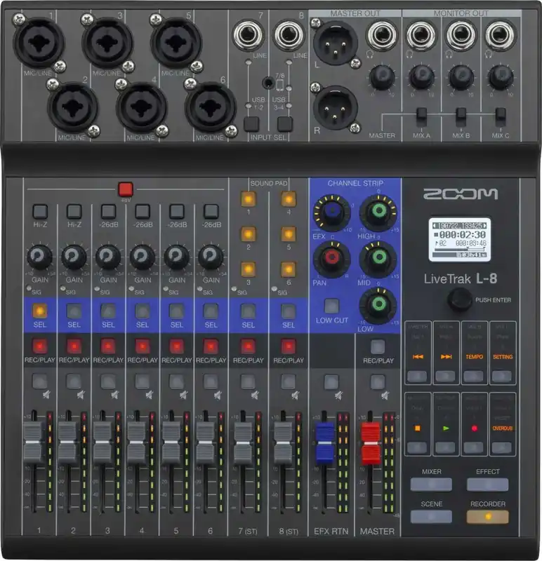 Zoom LiveTrak L-8 Speciální Cena