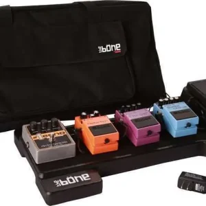G-Bone - Pedal Board z polyetylenu na 5 efektů s obalem na přenášení a napájecím zdrojem Poslední Šance