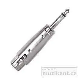 Redukce XLR samice - Jack 6,3 mono samec Pouze Dnes