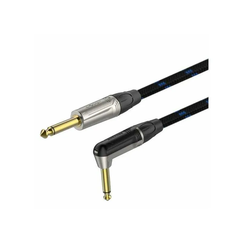 Akční Nabídka Kabel nástrojový Jack 6,3 / Jack 6,3 L ROXTONE - 5m