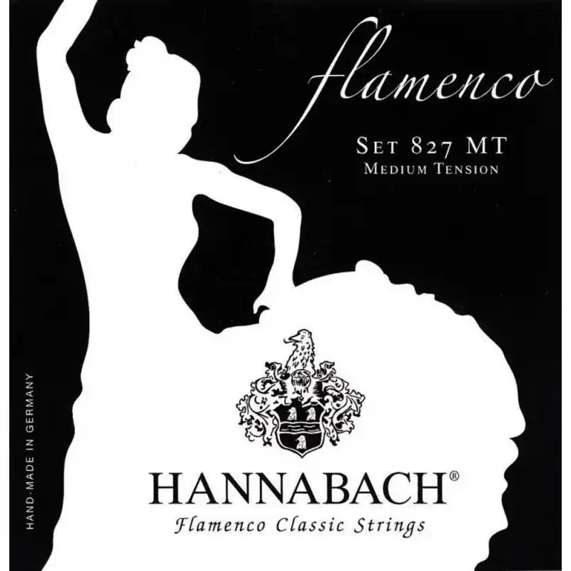 Poslední Šance Hannabach Struny pro klasickou kytaru série 827 Medium tension Flamenco Classic Sada