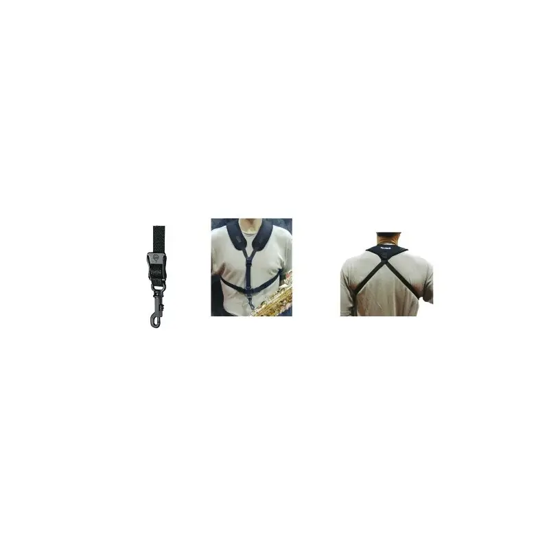 Cenově Výhodný Neotech Popruh pro saxofon Super Harness Černá, délka 35,6 - 43,1 cm