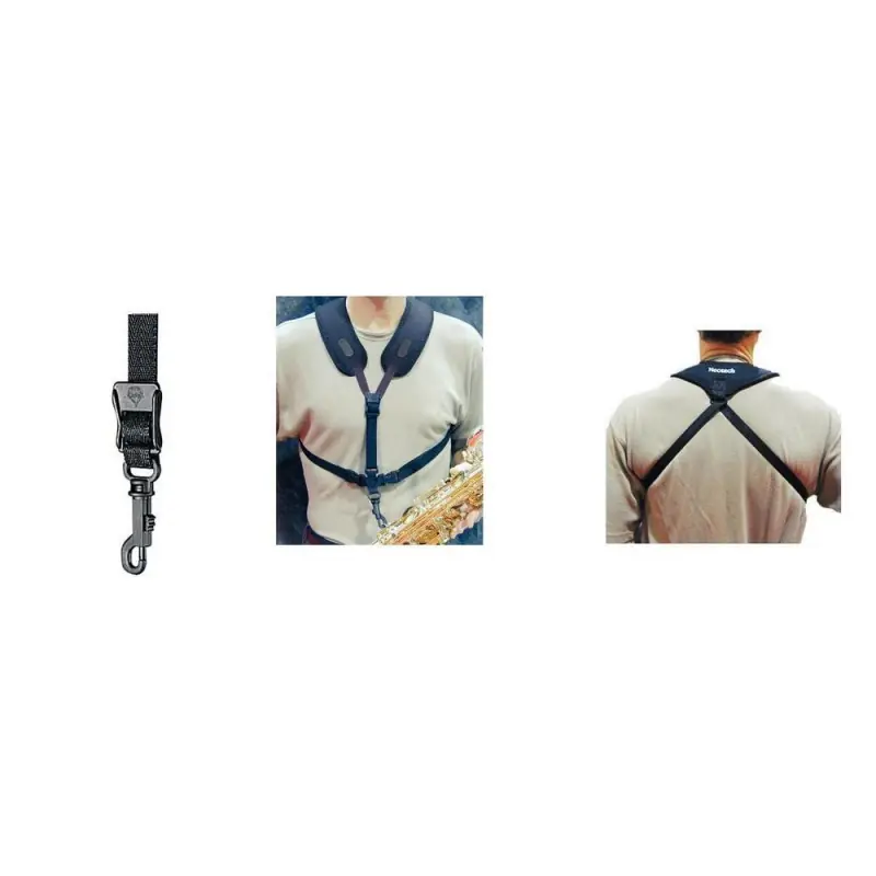 Sezónní Sleva Neotech Popruh pro saxofon Super Harness Junior-černá