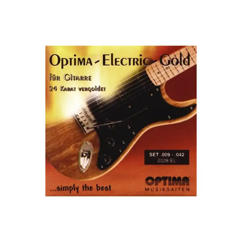 Optima struny pro E-kytaru Gold Strings Round Wound Sada Nízká Cena