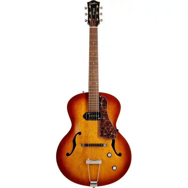 Aktuální Godin 5th Avenue Kingpin P90 Cognac Burst
