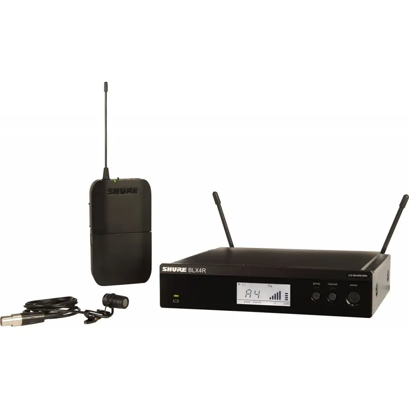 Akční Cena SHURE BLX14RE/W85 - SMW systém, BLX4R, BLX1 + WL185, rack